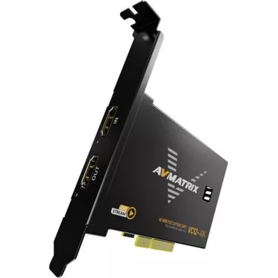AVMatrix VC12-4K 4K HDMI PCIE Capture Card