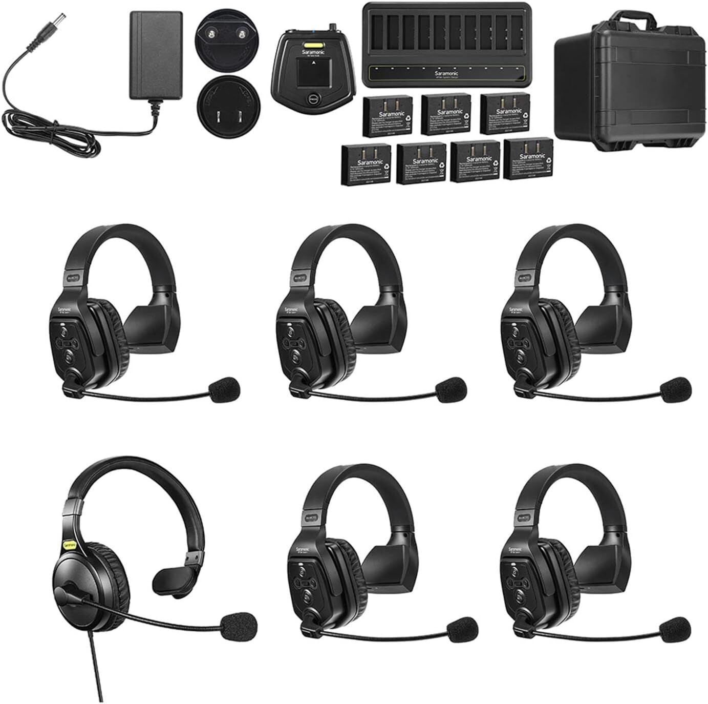 Saramonic WiTalk WT6S 6 Kişilik Tek Kulaklı Kablosuz İnterkom Sistemi