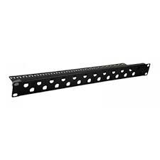 19″ 1U 24 Port Boş BNC Patch Panel