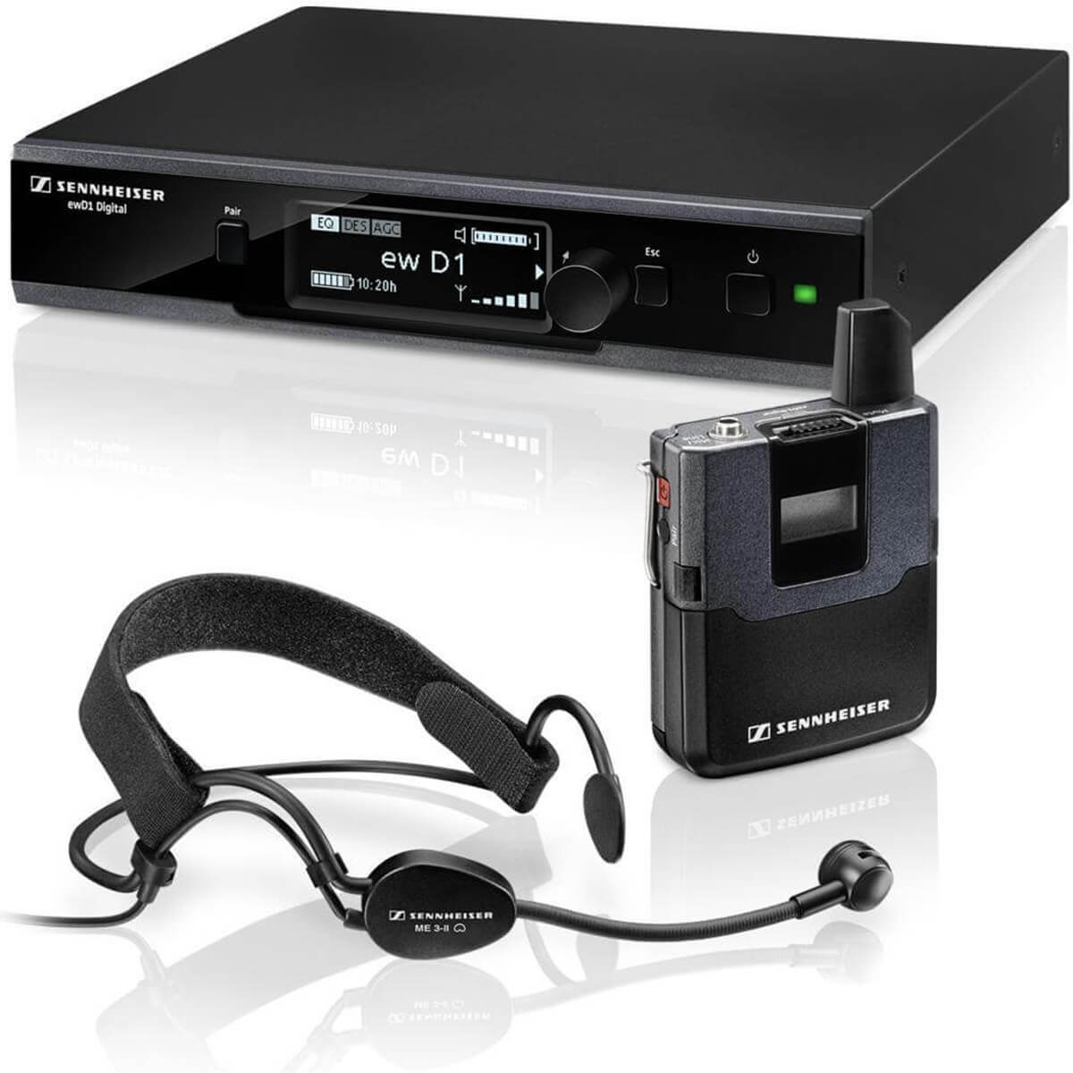 SENNHEISER Evolution Wireless Digital 美品 Sennheiser EW D1-ME3-H-EU Telsiz Headset Mikrofon | Polokom Store'da