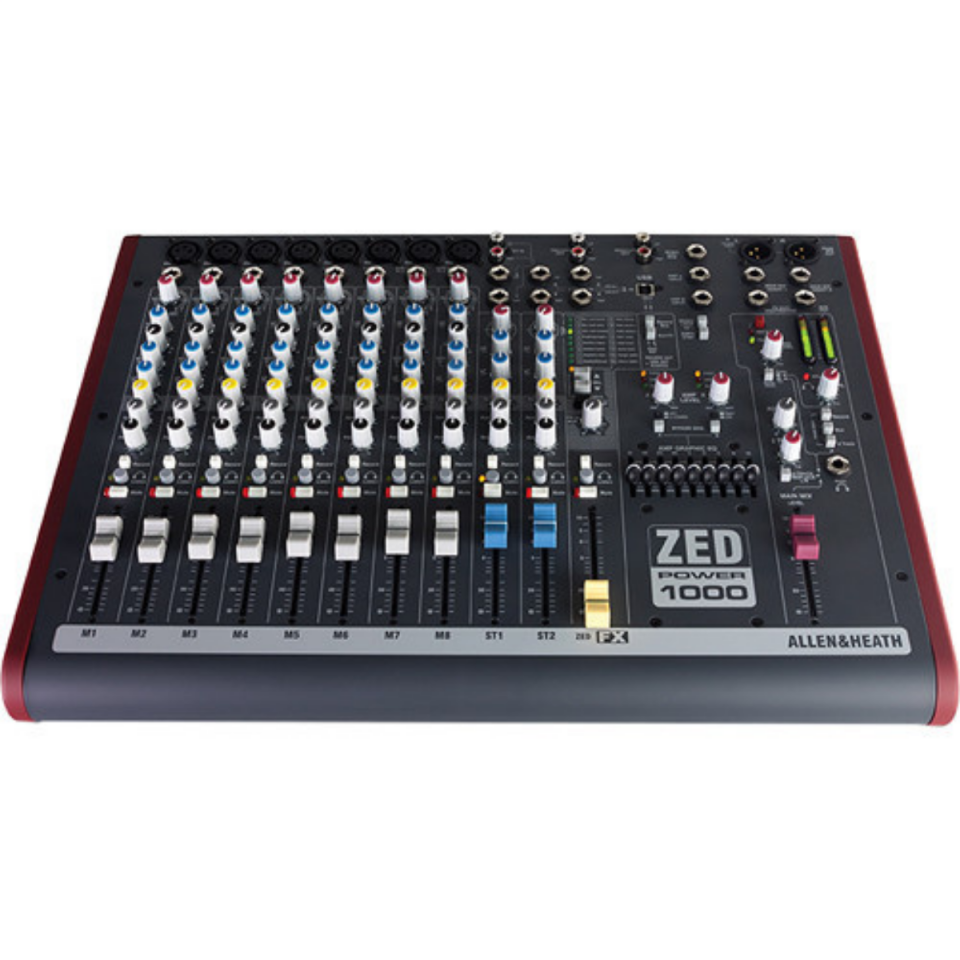 Allen & Heath ZED Power 1000 - 2x500 W Power Mikser