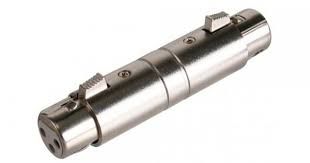 Amphenol AC3F3FW 3 Pin Dişi/Dişi XLR Adaptör