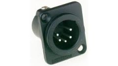 Amphenol AC5MDZB 5 Pin Şase Tipi Erkek XLR Konnektör