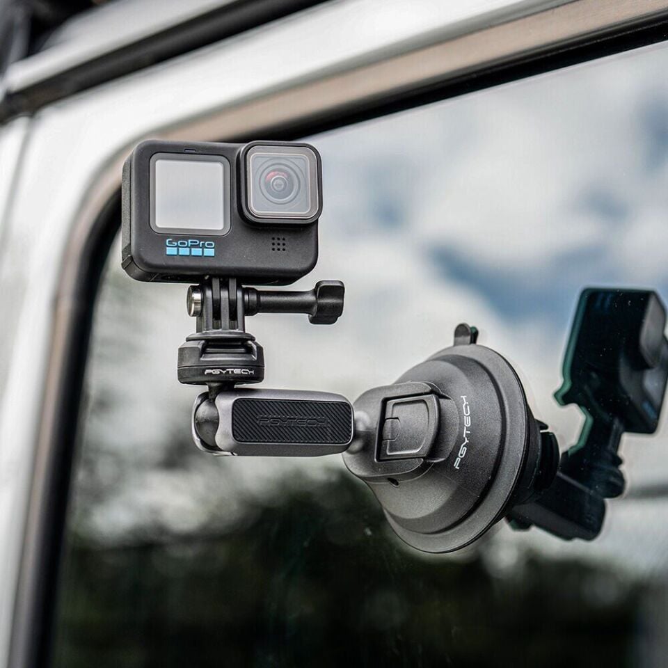 PGYTECH CapLock Action Camera Suction (P‑GM‑223) | Vakumlu Aksiyon Kamera Montajı