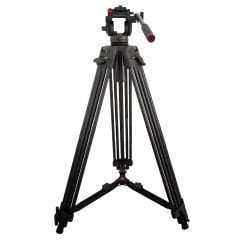 Miliboo MTT608A 196cm Video Tripod + MYT802L Dikey Çekim Kafası