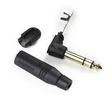 Amphenol ACPS-RB 6.3mm L Tip Stereo Erkek Çivi Jack