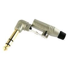 Amphenol ACPS-RN-AU 6.3mm L Tip Stereo Erkek Çivi Jack