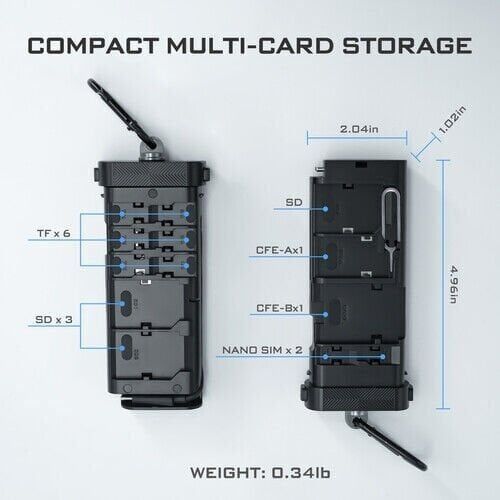 Freewell PRO CARD READER CF Express Type A/B, SD, TF COMBO