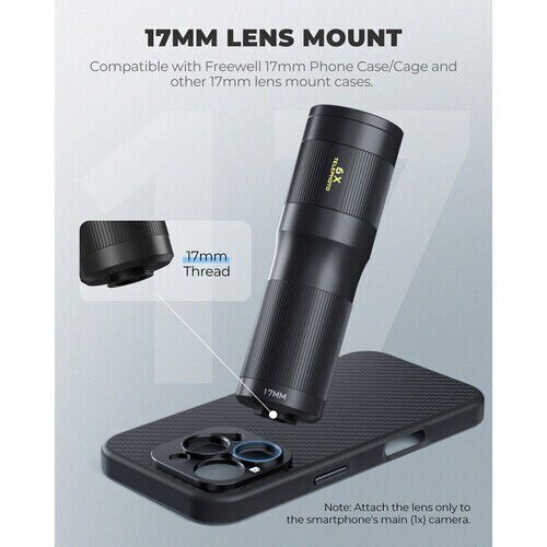 Freewell SHERPA 17mm mount 6x Telephoto Lens