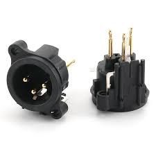 Neutrik NC3MAAH-0 3 Pin Şase Tipi Erkek XLR Konnektör