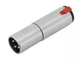 Neutrik NA3MJ XLR Erkek - 6,35 mm. Dişi Adaptör