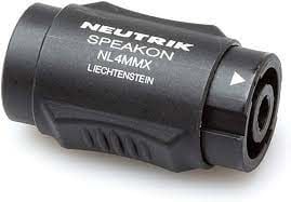 Neutrik NL4MMX 4 Pin Speakon Uzatma Adaptörü