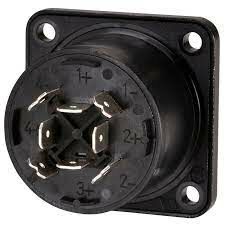 Neutrik NL8MPR-BAG 8 Pin Şase Tipi Erkek Speakon Konnektör