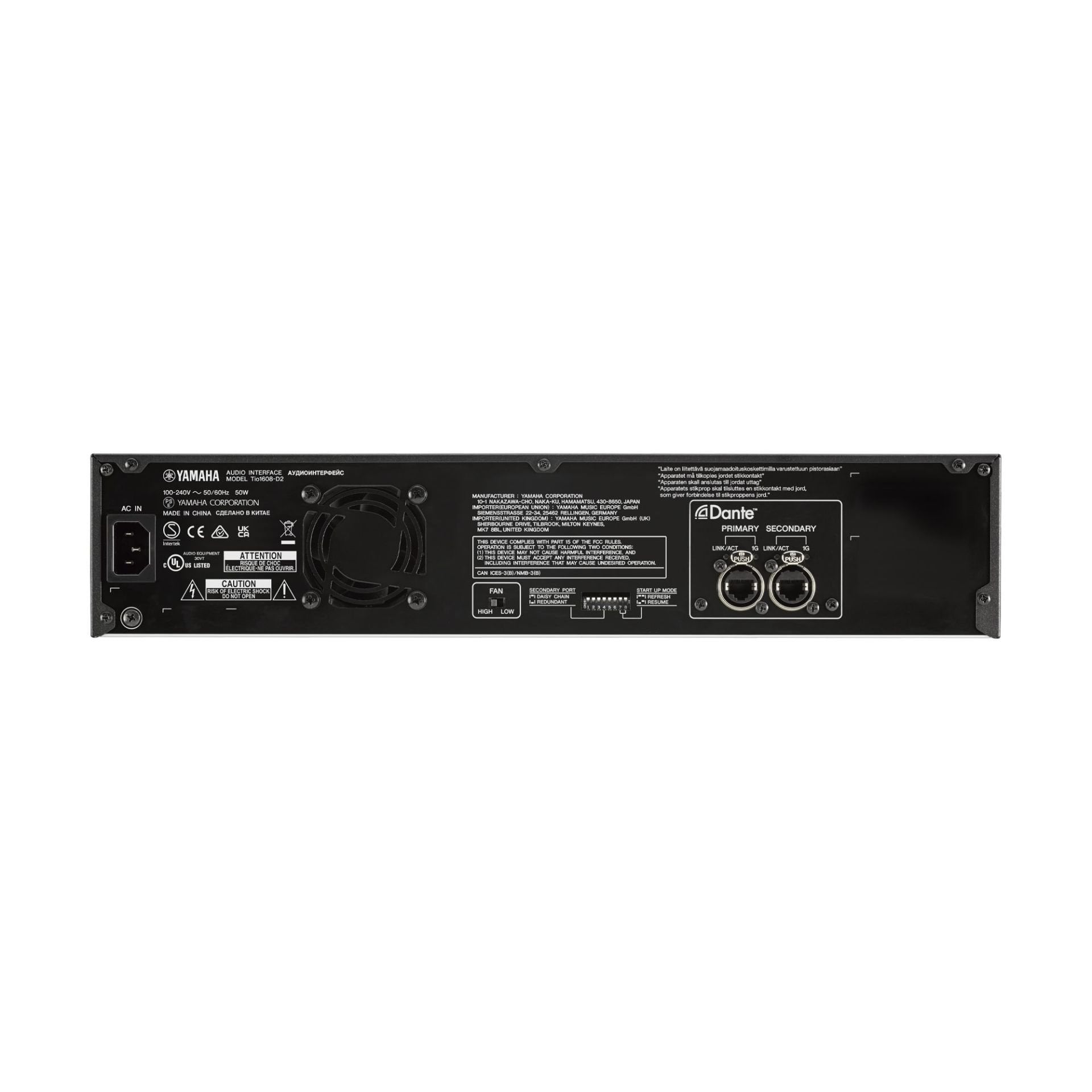 Yamaha Tio1608-D2 Dijital Stage Box