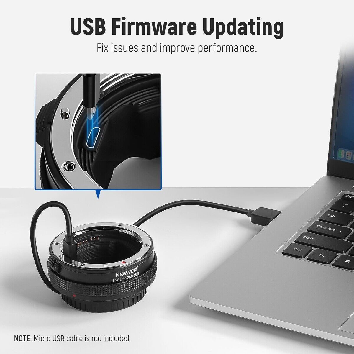 Neewer EF-EOSR CANON EF - RF AF Lens Adaptörü