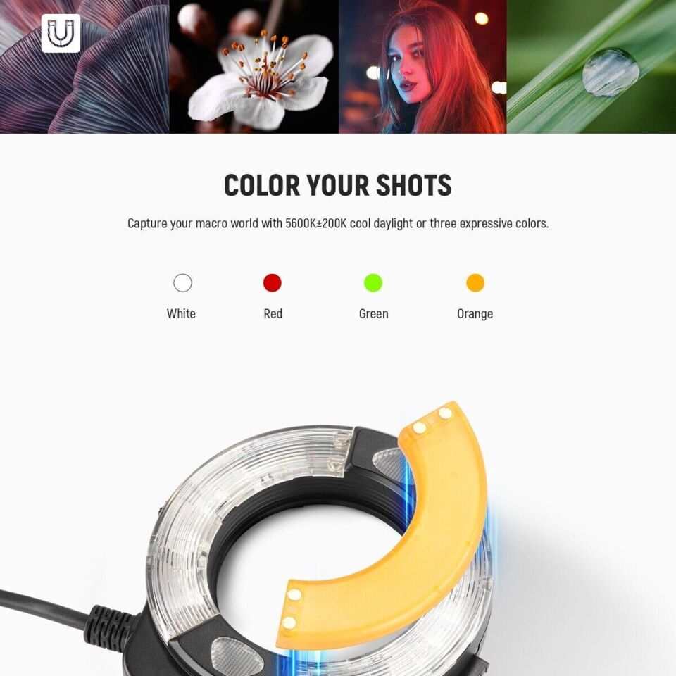 Neewer RF1-C 76W Makro Ring Flaş