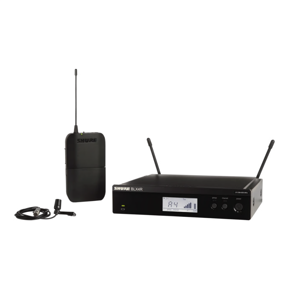 Shure BLX14RE/CVL Rack Tipi Telsiz Yaka Mikrofonu