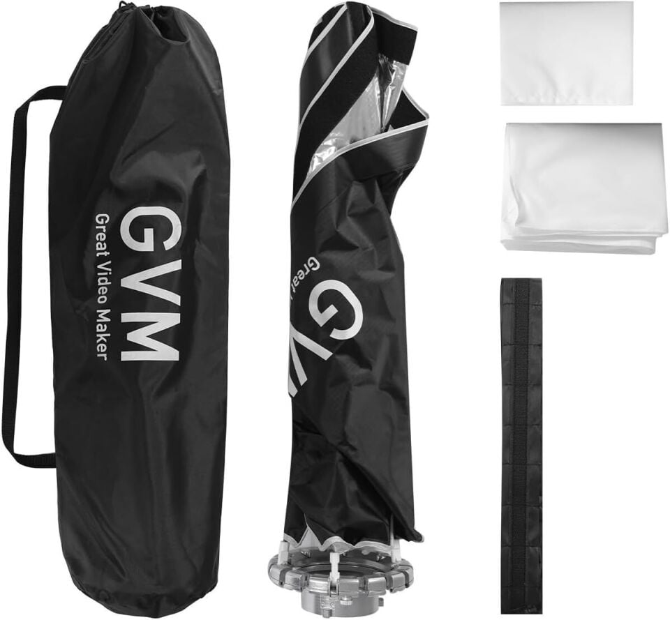 GVM 30x120CM Kolay Kurulum Gridli Softbox