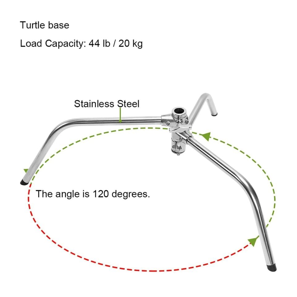 GVM C360 320cm C-Stand & Grip Arm Kit(225cm) (Çelik)