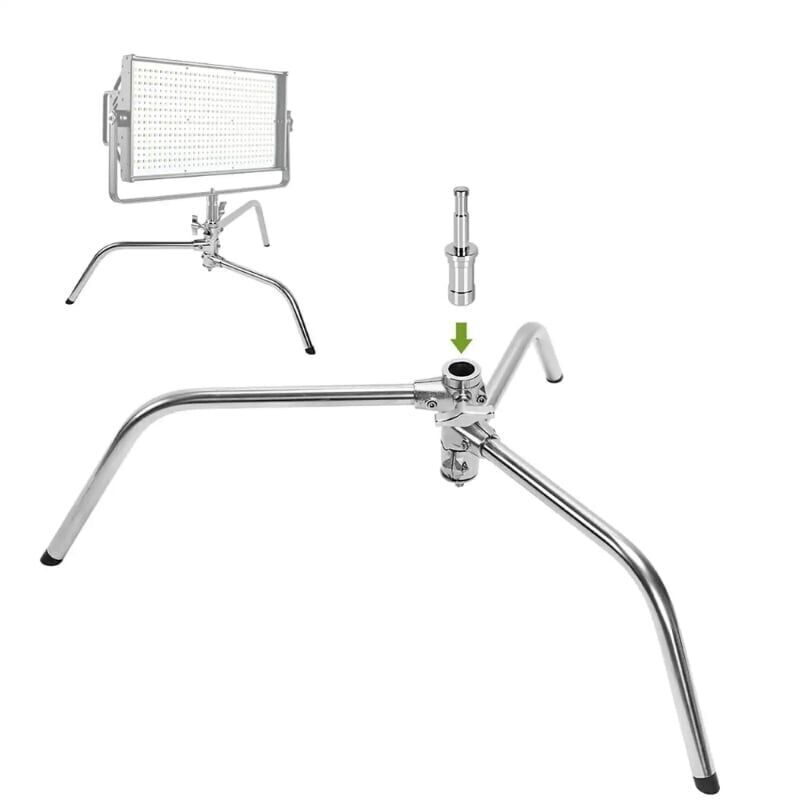 GVM C330 320cm C-Stand & Grip Arm (130cm) Kit (Çelik)