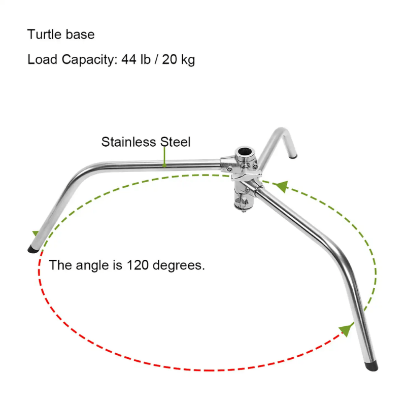 GVM C330 320cm C-Stand & Grip Arm (130cm) Kit (Çelik)