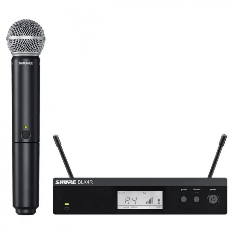 Shure BLX24RE/SM58 Rack Tipi Telsiz El Mikrofon