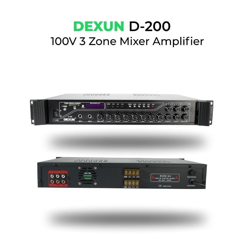 Dexun D-200 200w Hat Trafolu Amplifikatör